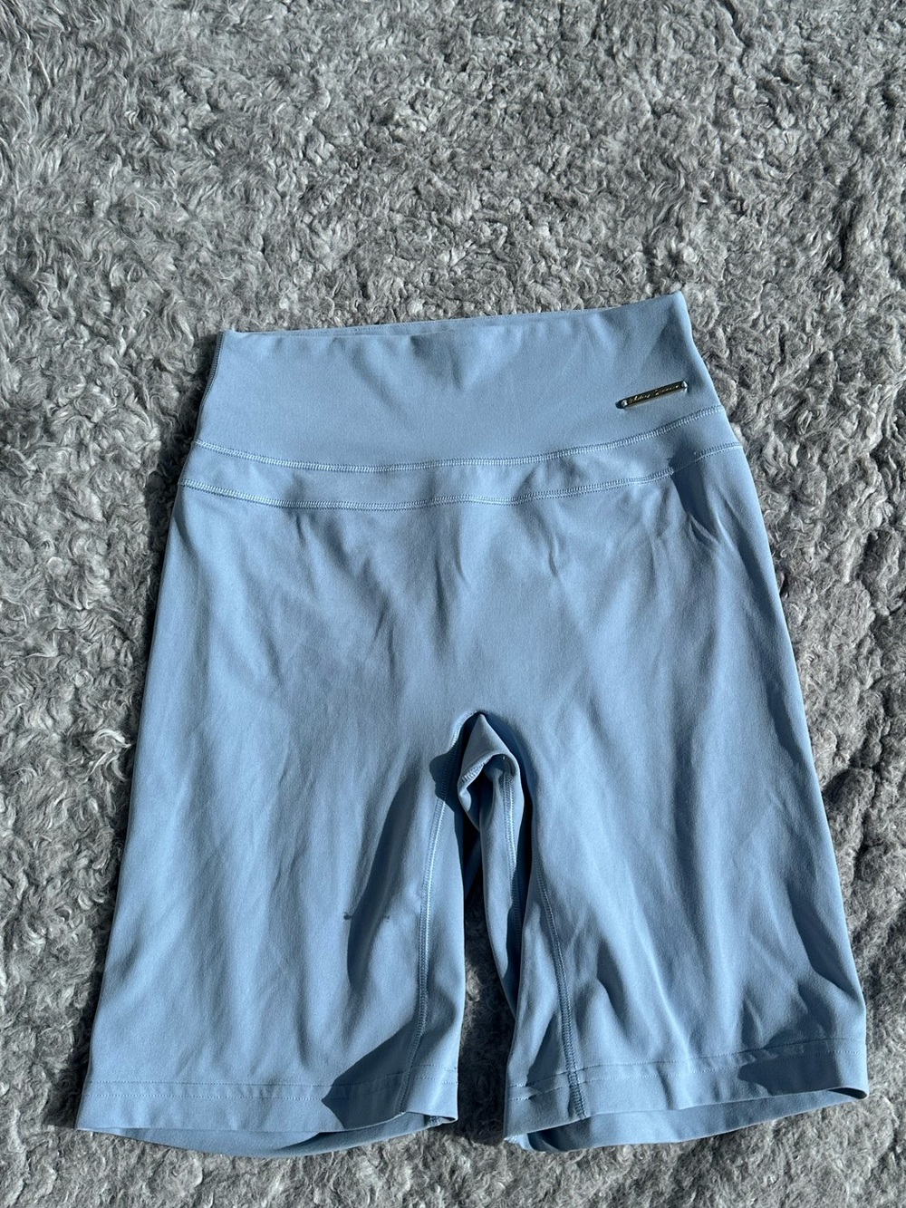 Gymshark Sky Blue High-Rise Bike Shorts
